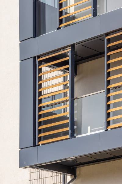 Aluminium Brise Soleil - Solar Shading: Shadex 150 Vertical - Brise Soleil