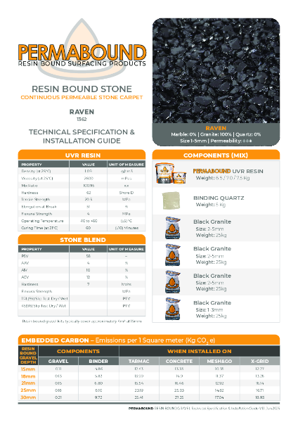 Raven_1362_Resin_Bound_Stone_TDS_PERMABOUND