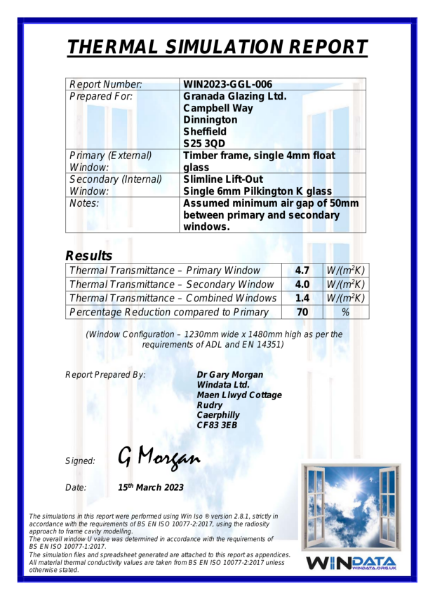 Lift Out Unit - Thermal Simulation Report