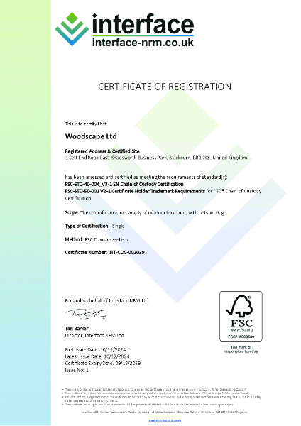 FSC Certificate