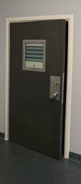 R-Quest Severe Duty Seclusion Grade Doorset - Steel Interlaid Doorset