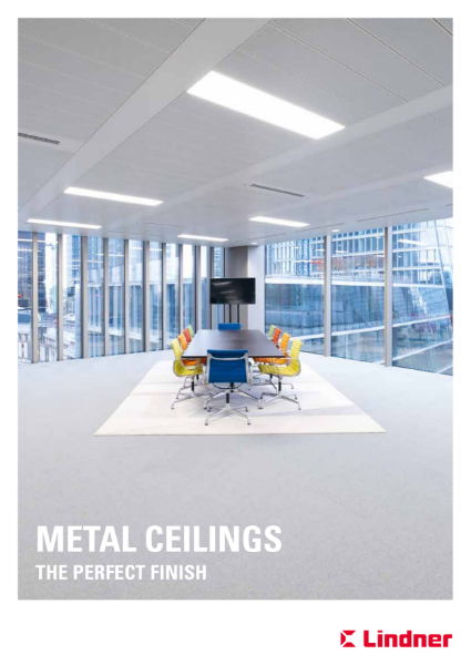 Lindner metal ceilings - Brochure