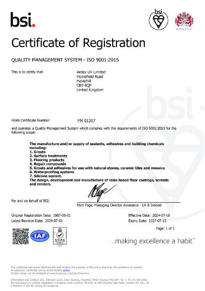 ISO 9001 Quality Management System