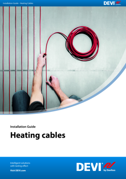 Heating cables installer guide