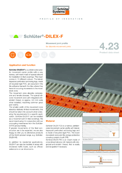 4.23 Schlüter-DILEX-F Technical Data Sheet