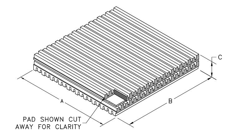 Kinetics Elastomeric Isolators NP, NG - Elastomer Isolation Pads