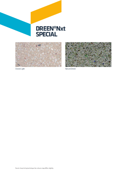 Dreen NXT Special Colour Chart