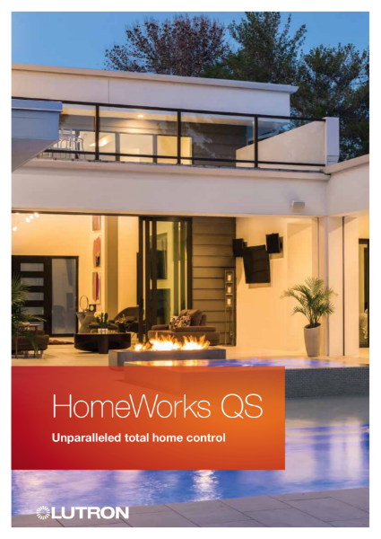 Lutron HomeWorks Home solution