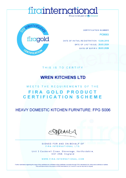 FIRA Gold Product Certification