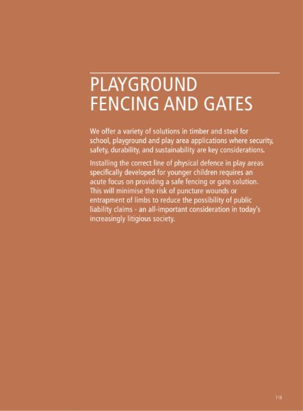 Playground Fencing and Gates
