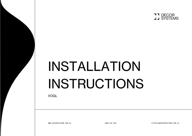 Vogl Installation Guideline