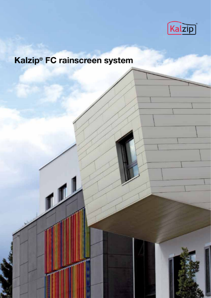 Kalzip FC rainscreen system