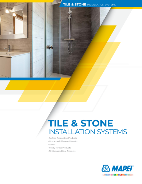 Tile & Stone Installation Systems