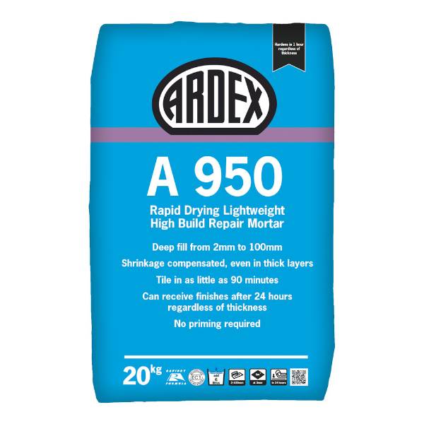 ARDEX A 950 High Build Repair Mortar