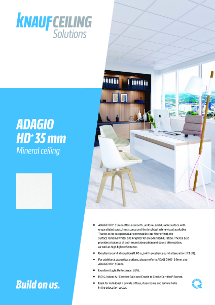 ADAGIO HD+ 35mm datasheet