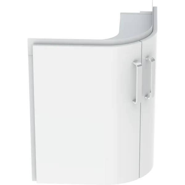 Geberit Selnova Compact Cabinet For Corner Washbasin, With Two Doors - Cabinet