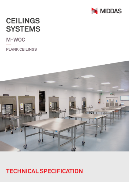 M-WOC Plank Ceiling - Technical Specification