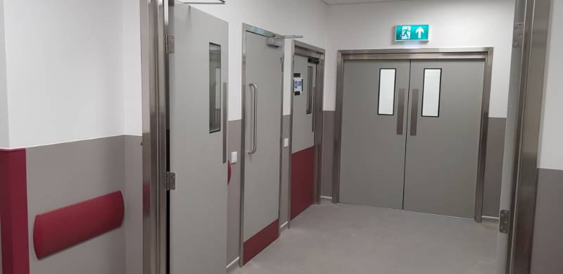 Hygienic Hinged GRP Doors - Double Leaf