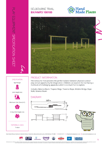 Selbourne Trail Specification Sheet