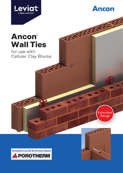 Ancon CCB Cellular Clay Block Wall Ties | Leviat | NBS Source