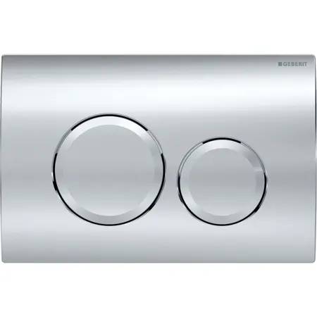 Geberit Delta20 Flush Plate For Dual Flush, Round - Flush Plate