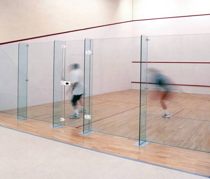 Squash court plasters