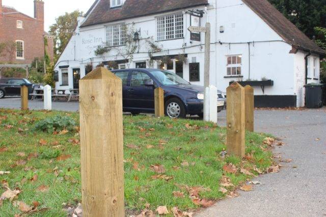 Timber Bollards - Barriers and Parking Control