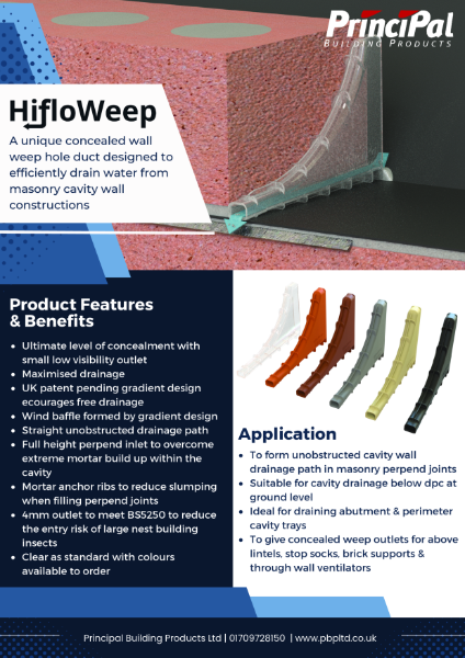 Hifloweep wall weep