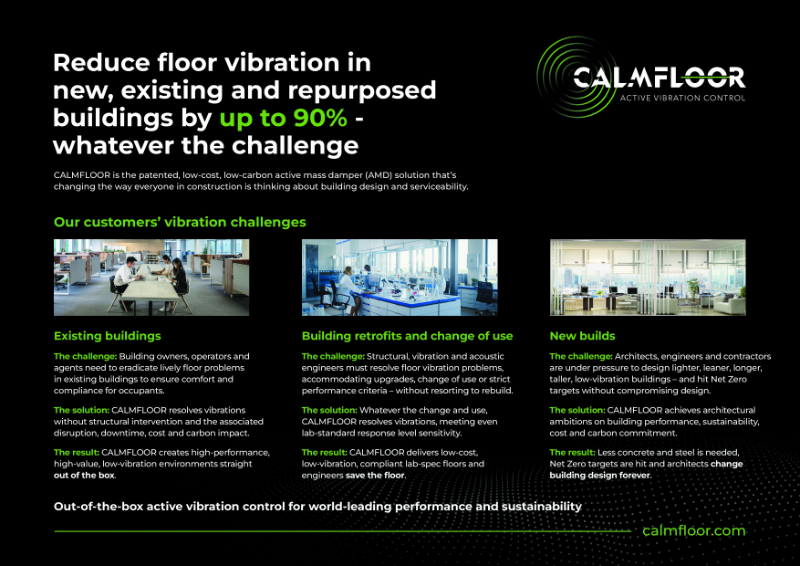 CALMFLOOR Every Challenge flyer UK