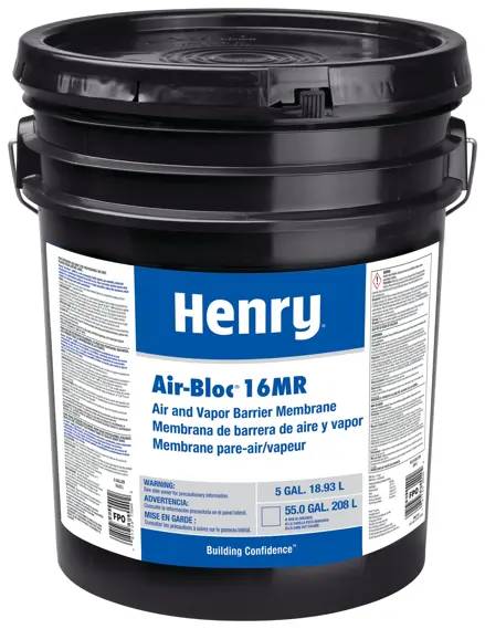 Air-Bloc® 16MR Fluid-Applied AVB - Liquid-Applied Vapor and Water Barrier