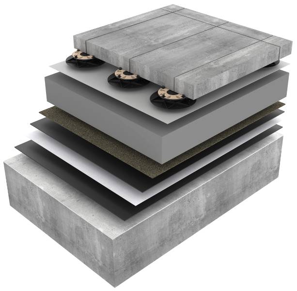 Hydrotech 6125 Hot Melt Inverted Roof System - Liquid-Applied Inverted Roof Covering