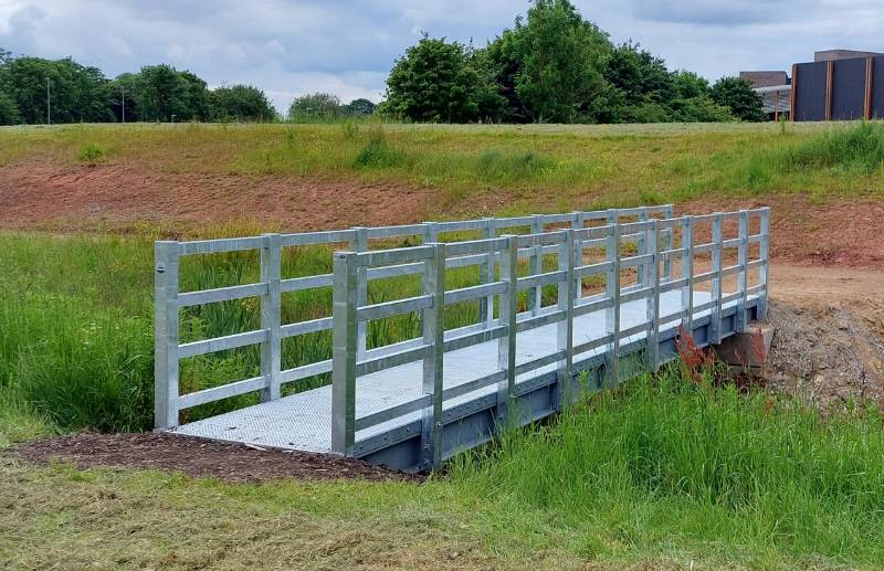 Bison Pedestrian Bridge  - Bridge