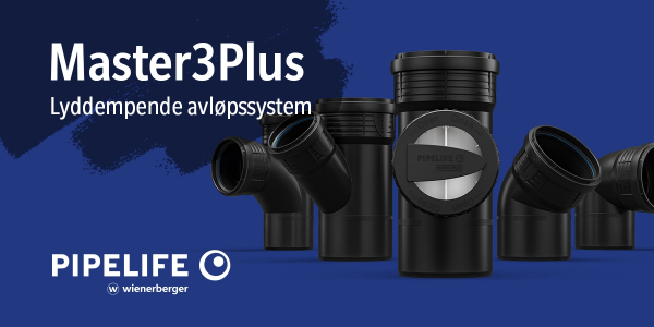 Master3Plus: Støydempende avløpssystem til store og små prosjekter