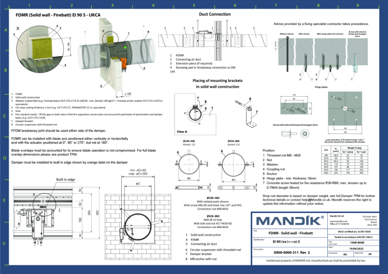 FDMR – Solid Wall Firebatt - CID (UKCA)