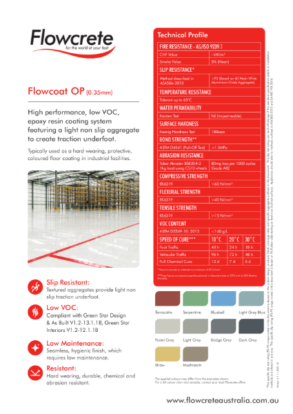 Flowcoat OP Light Non Slip