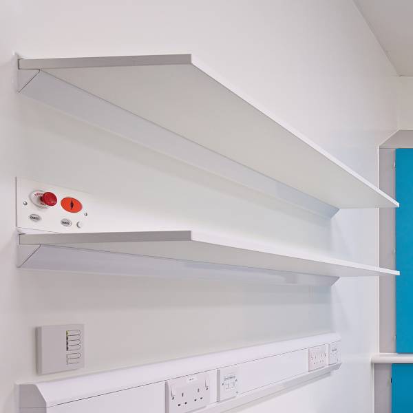 Easyrail® Clinical Shelving  - Wall Shelving System