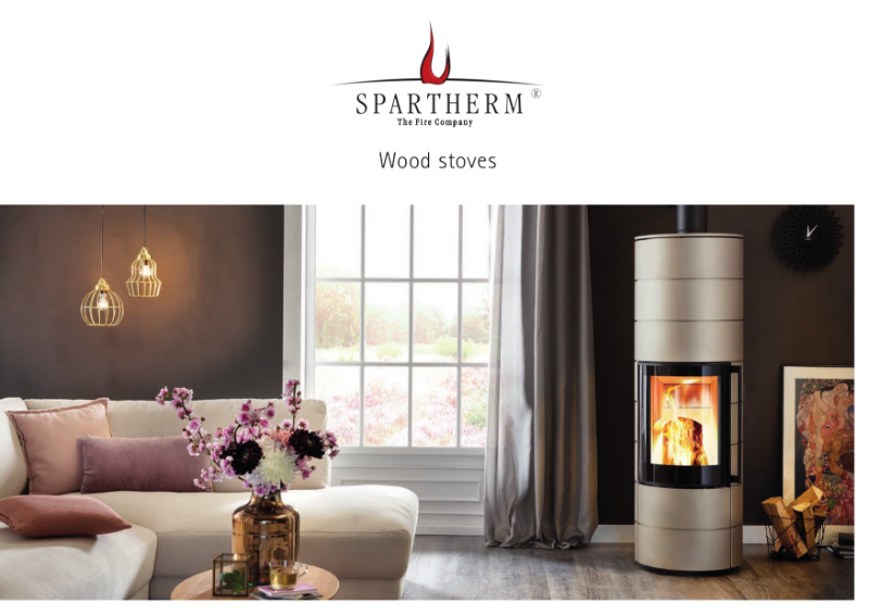 Spartherm freestanding wood stoves product brochure