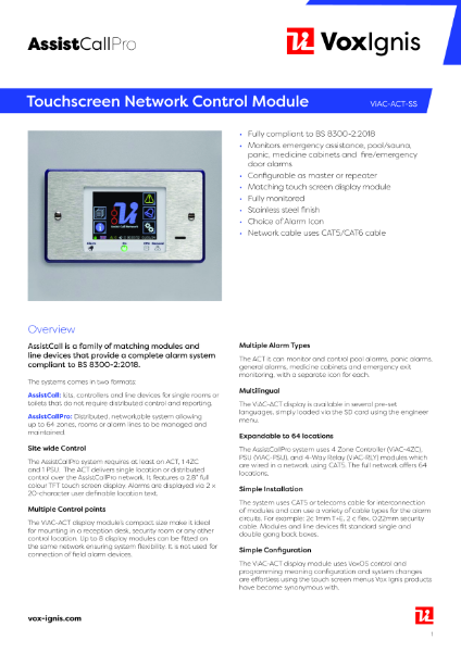 ViAC-ACT-SS Datasheet rev1