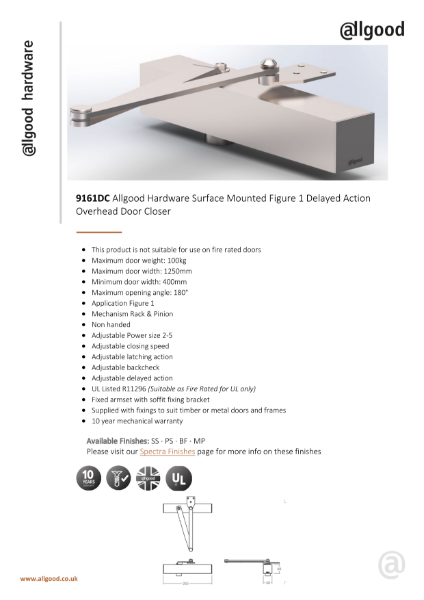 9161DC Datasheet Iss05