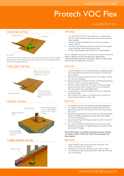 Proctors Protech VOC Flex Installation Guide