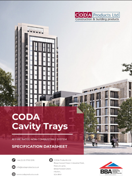 CODA Bespoke A1 Cavity Tray Specifications Sheet