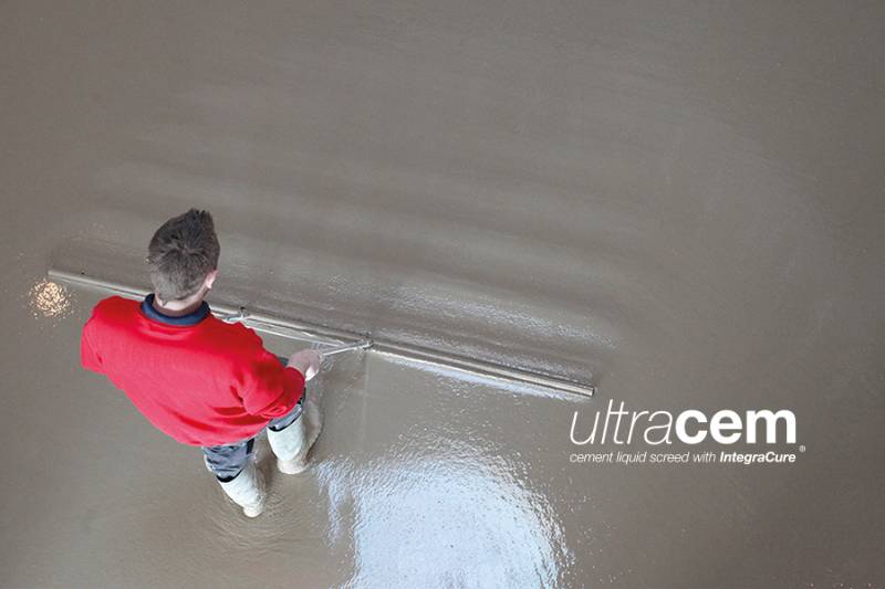 Ultracem – portland cement based liquid screed - Cement Liquid Screed