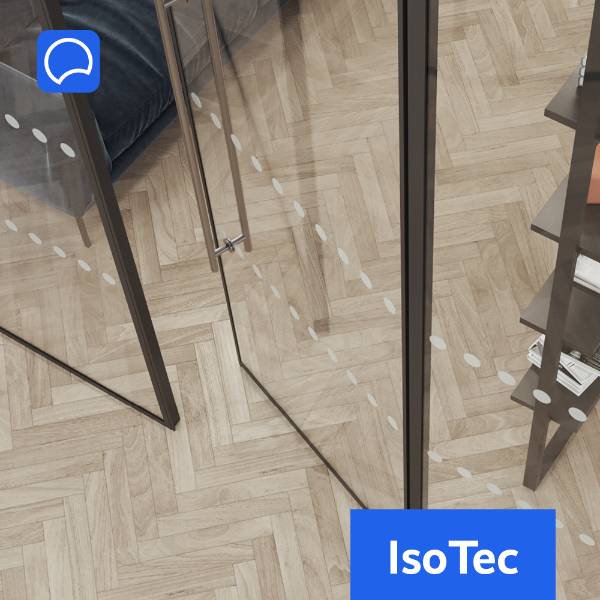 IsoTec Pivoting Acoustic Glass Door