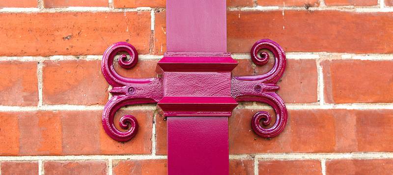 Cast Downpipe Brackets