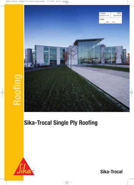 Sika-Trocal Single Ply Roofing