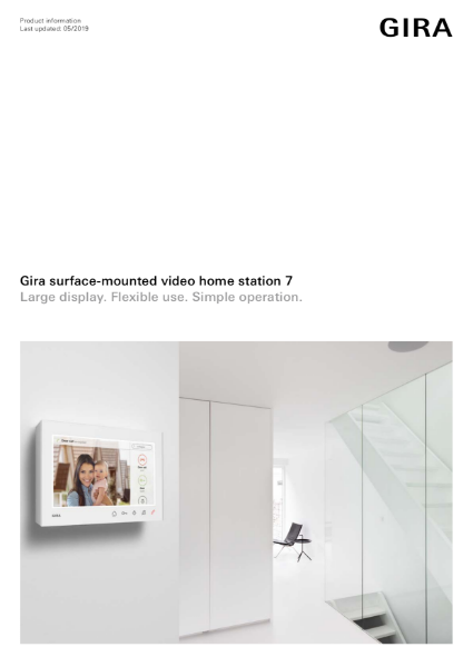 Gira Door Communication Video Home Station 7