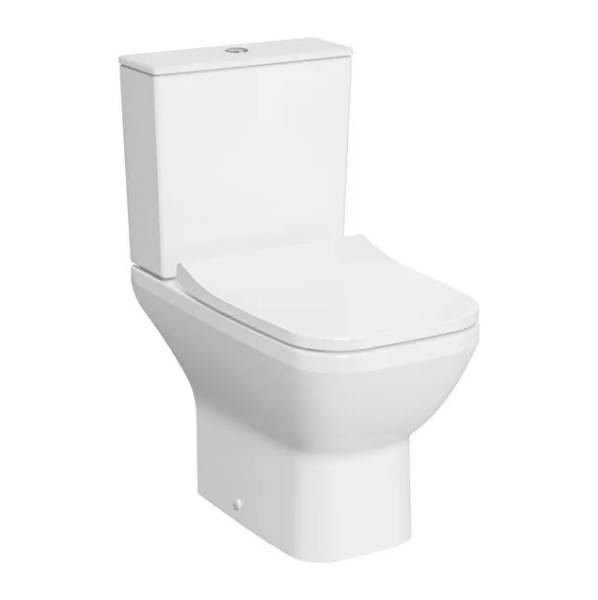 7087B003-7200- Integra Square Close-coupled WC pan, RimEx, Open-back - WC Toilet