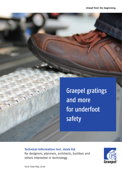 Graepel gratings and more for underfoot safety