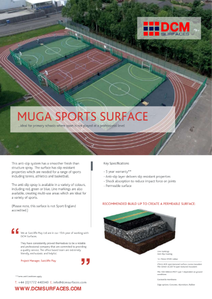 Data Sheet - Muga Sports Surface