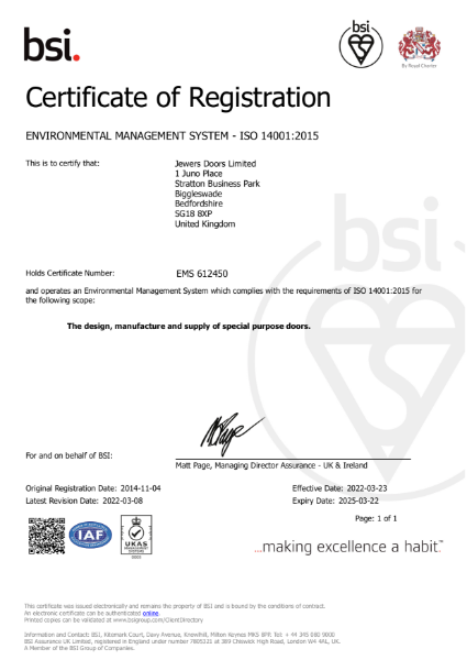 ISO 14001 Environmental Management Systems